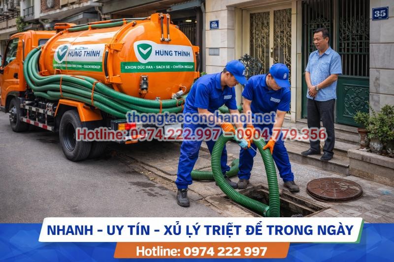 Hưng Thịnh cam kết xử lý triệt để sự cố ngay trong ngày, báo giá minh bạch và hỗ trợ khách hàng 24/7.